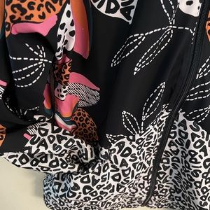 adidas Black Pink Orange Graphic Utility Jacket
